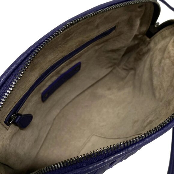 BOTTEGA VENETA Nodini - Navy Leather Shoulder Bag 764-081925 - Picture 11 of 14